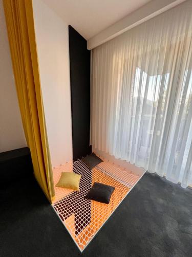 Χώρος καθιστικού στο Montan-Aparthotel