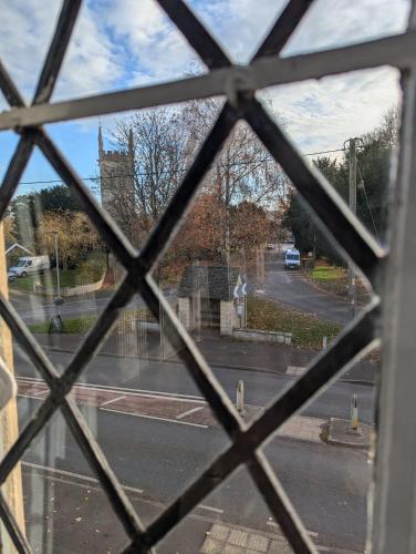 a view of a street from a window at The Duke Hotel in Hilmarton
