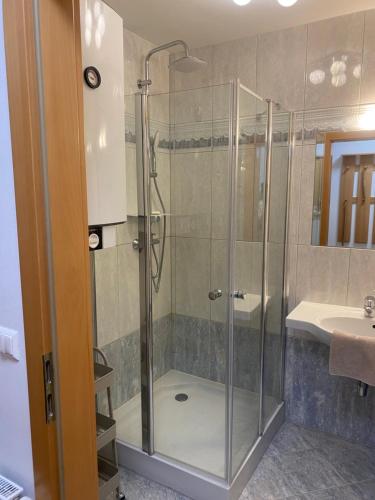 Et badeværelse på Apartment DOLCE VITA