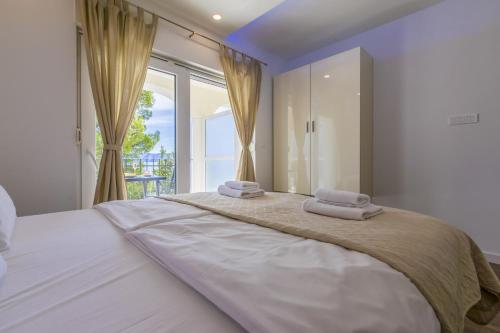Posteľ alebo postele v izbe v ubytovaní PALACE PAULINA C