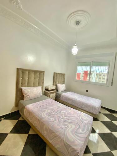 Postel nebo postele na pokoji v ubytování High quality appartement (4éme étage)