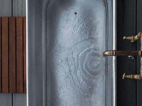 a close up of a glass door with a fingerprint on it at Heyscape Denmark in Denmark