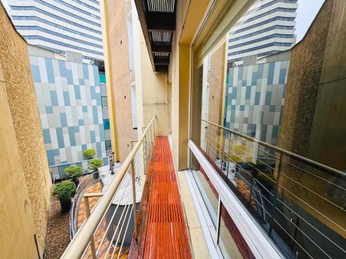 Balkón nebo terasa v ubytování Aparta Suite Continental Bogotá