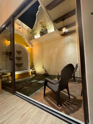 Ruang duduk di Suite Máster #4 Antigua Guatemala