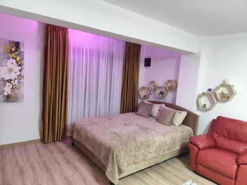 Ένα ή περισσότερα κρεβάτια σε δωμάτιο στο Harmony Studio