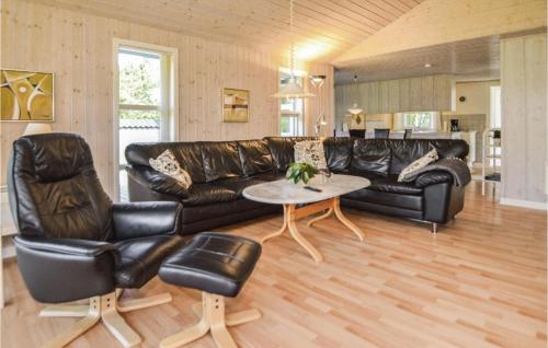 Posezení v ubytování Holiday Home Bakkedraget Blåvand