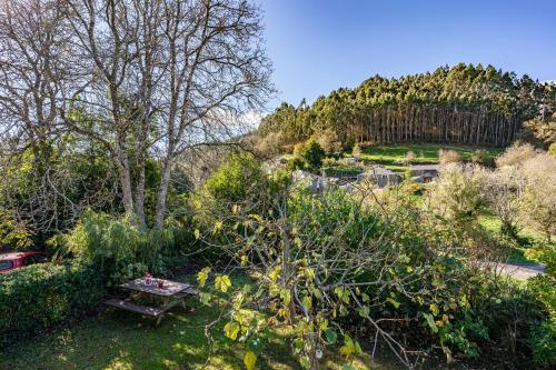 Landskap semula jadi dekat dengan the country house