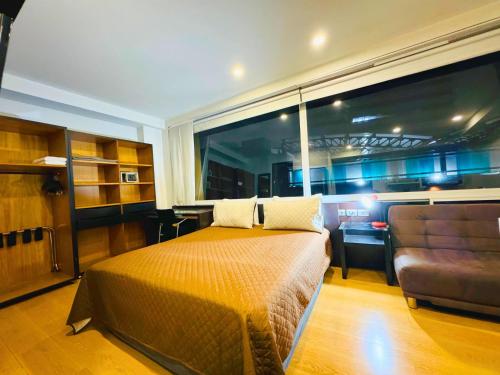 Posezení v ubytování Aparta Suite Continental Bogotá