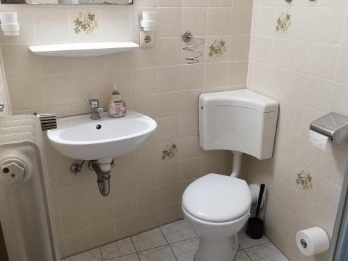 Koupelna v ubytování LandhotelUllrich