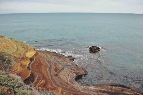 an aerial view of a beach with the ocean at Splendide Loft avec Jacuzzi et Cinema - Cap d'Agde in Agde