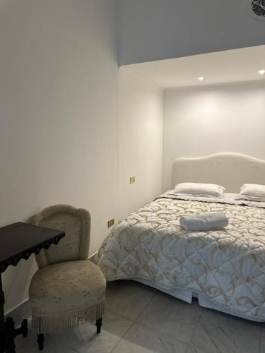 Luxury suite Terraceにあるベッド
