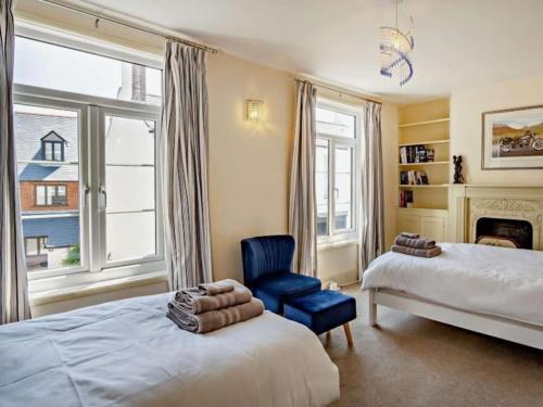 Кровать или кровати в номере 43 Sun Hill - Cowes