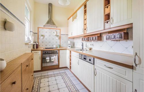 Dapur atau dapur kecil di Gorgeous Apartment In Quedlinburg Ot Gernrod