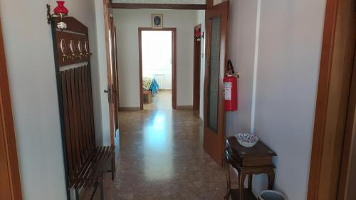 a hallway with a fire hydrant and a fire hydrantacistacistacistacist at Amelia Sweet Home - Farindola in Farindola