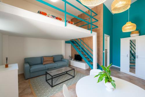 Χώρος καθιστικού στο Paolino Home And Rooms