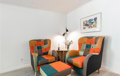 Posezení v ubytování Holiday Home Harevej Nexø Vi