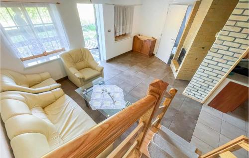 O zonă de relaxare la Holiday Home Lidzbark Warminski Haus Am See Klebowo