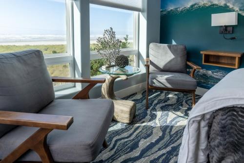 Posezení v ubytování The Seaside Oceanfront Inn