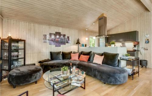 Ruang duduk di Holiday Home Rørvigvej