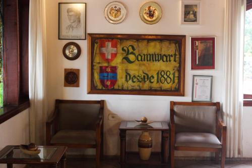 Χώρος καθιστικού στο Hotel Catavento