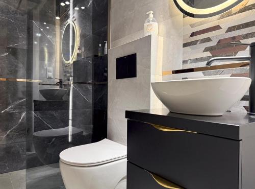 Koupelna v ubytování Studio Łazienna - Nocleg i Fotografia