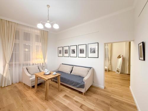 Posezení v ubytování Studio Łazienna - Nocleg i Fotografia