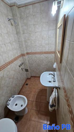 Koupelna v ubytování Guadalupe Confortable