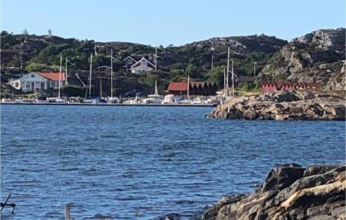 a view of a body of water with boats at 2 Bedroom Stunning Home In Kyrkesund in Kyrkesund