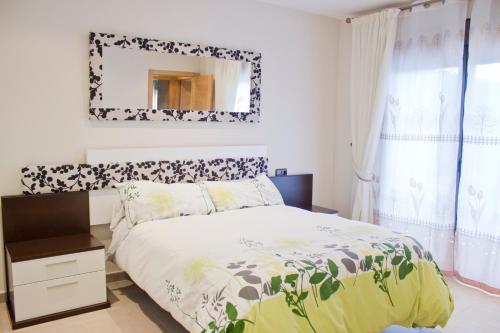 Cama o camas de una habitación en Apartamento Centrico en Albir