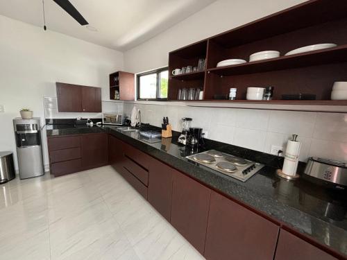 Dapur atau dapur kecil di Casa Oasis en Mérida