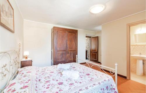 Una cama o camas en una habitación de Antico Seccatoio