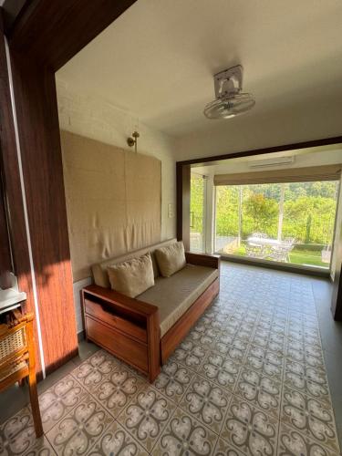 Ένα ή περισσότερα κρεβάτια σε δωμάτιο στο River Wild holiday home