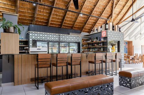 Lounge atau bar di Hippo Hollow Country Estate