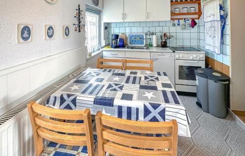 Dapur atau dapur kecil di Ferienhaus Krakow Am See