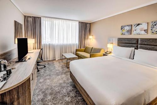 Posteľ alebo postele v izbe v ubytovaní Hilton Garden Inn Wiener Neustadt