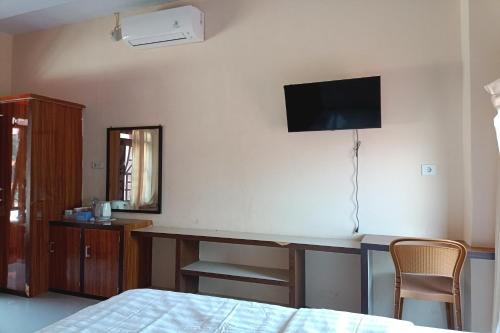 Hotel Lallanganにあるテレビまたはエンターテインメントセンター