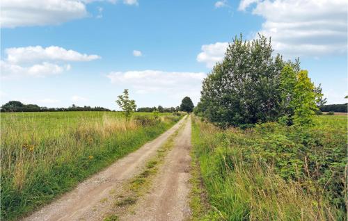 a dirt road in the middle of a field at Pet Friendly Home In Vejle With Kitchen in Vejle