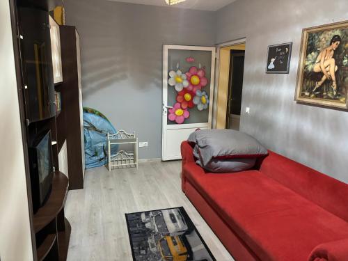 Χώρος καθιστικού στο Apartamentul Iulia Oradea