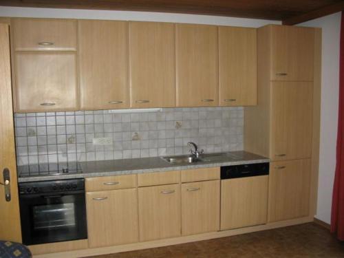 Kuchyňa alebo kuchynka v ubytovaní Aue, Ferienwohnung