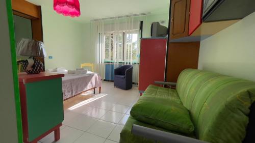 Posezení v ubytování Hostel Villa Lucia