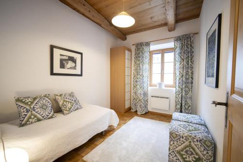 Postel nebo postele na pokoji v ubytování Ferienwohnung Scaletta