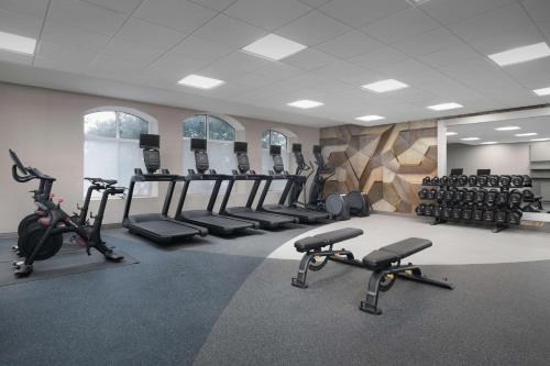 Γυμναστήριο ή/και όργανα γυμναστικής στο Hilton Garden Inn West Lafayette Wabash Landing