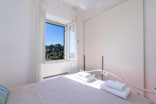 Postel nebo postele na pokoji v ubytování Apartment Alis