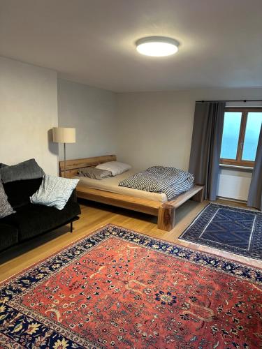 Ένα ή περισσότερα κρεβάτια σε δωμάτιο στο Villa Marion