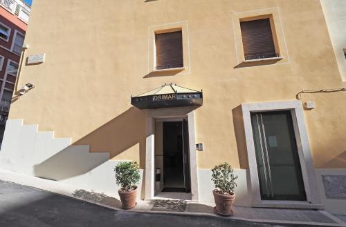 Das Gebäude in dem sich das Hotel befindet