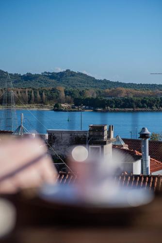 a view of a body of water from a building at Viana Rooftop House - Apartment in the historic center with river view in Viana do Castelo