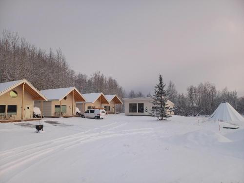 Åtte Årstider Lodge v zimě