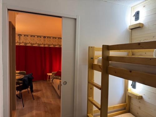 Postel nebo postele na pokoji v ubytování Studio 4 pers, linges et ménage inclus