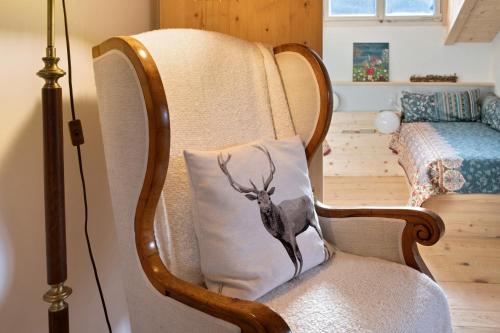 Posezení v ubytování Haus Alpenveilchen - Appartement 4