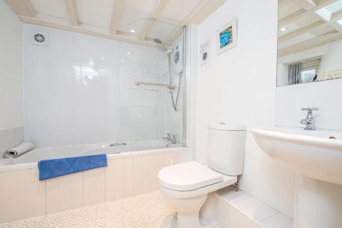 Koupelna v ubytování Crab Cottage